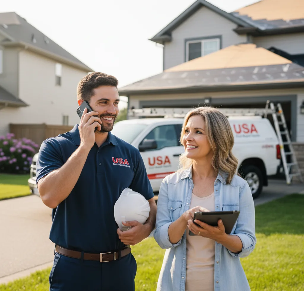 USA Roof Repair Experts customer support in Weyauwega
